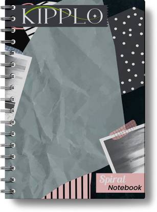 Kipplo Spiral Notebook A4 Notebook Ruled 350 Pages