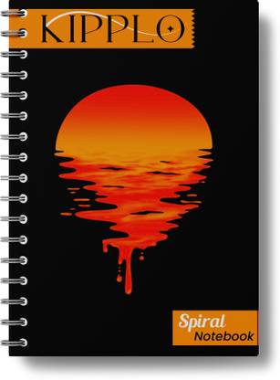 Kipplo Spiral Notebook A4 Notebook Ruled 160 Pages