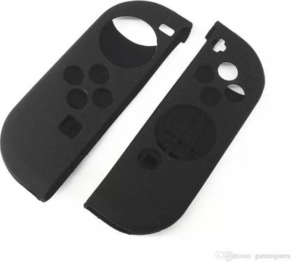 TMG Silicone Protective Case Cover for Nintendo Switch Joy-con Controller Black (1 Pair)  Gaming Accessory Kit