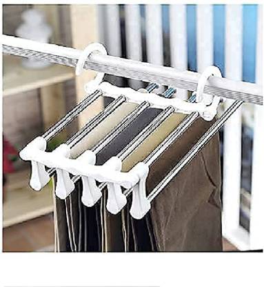 sell net retail Steel Trousers Pack of 3 Hangers For  Trousers