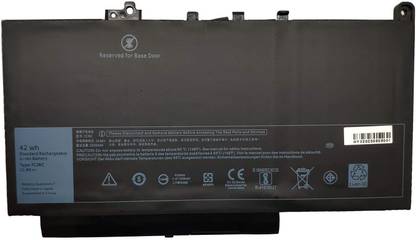 Kings Laptop Battery Compatible with Dell Latitude 7470 7270 E7470 E7270 Series Notebook KNM09 0KNM09 21X15 021X15 3 Cell Laptop Battery