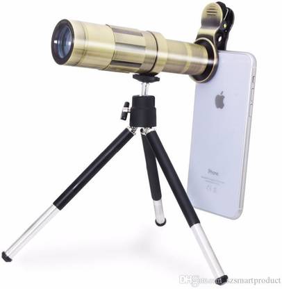TechKing 20X 4K HD Universal Zoom Mobile Phone Telescope Lens Telephoto External Smartphone Camera Lens Mobile Phone Lens