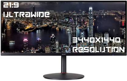 Acer Nitro 86.36 cm (34 inch) Quad HD IPS Panel Gaming Monitor (NITRO XV340CKP)