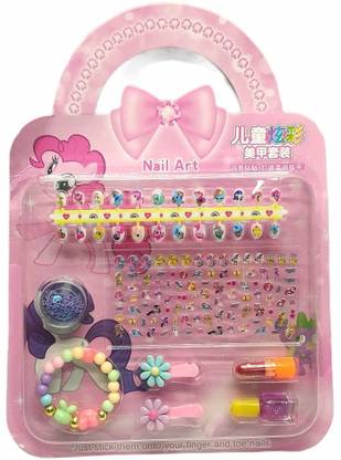 uniqueexpo Set Of 1 Unicorn Frozen Nail Art Kit (Random Design)