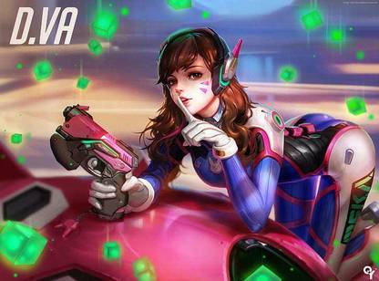 D Va Dva Overwatch Matte Finish Poster Photographic Paper
