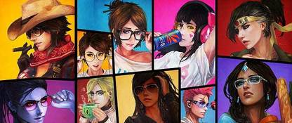 Overwatch Mei Ling Zhou Mei Overwatch Matte Finish Poster Photographic Paper