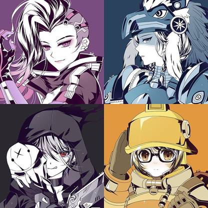 Overwatch Mei Overwatch Reaper Overwatch Sombra Overwatch Matte Finish Poster Photographic Paper