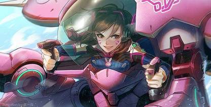 Artwork Overwatch Dva Matte Finish Poster Photographic Paper