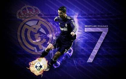 Cristiano Ronaldo Photo Soccer Player Photo Matte Finish Poster Photographic Paper