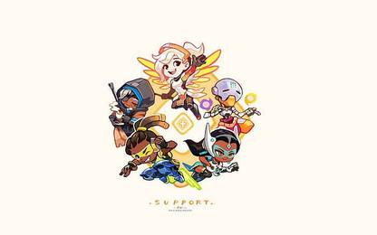 Overwatch Ana Overwatch Lucio Overwatch Symmetra Overwatch Matte Finish Poster Photographic Paper