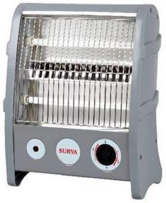 SURYA Dual Quartz Rod with Two Power Setting (400 W / 800 W) Room -MS Quartz Room Heater