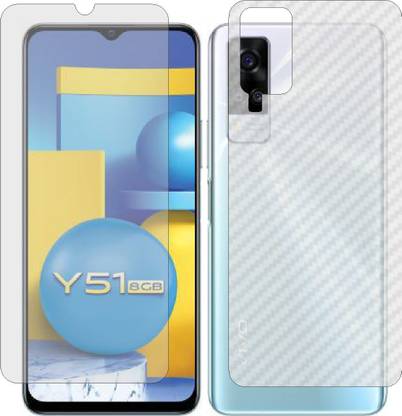 Mobling Front and Back Tempered Glass for VIVO Y51 2020