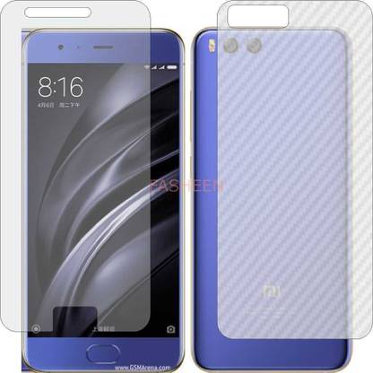 Fasheen Front and Back Tempered Glass for XIAOMI MI 6 (Front Matte Finish & Back 3d Carbon Fiber)