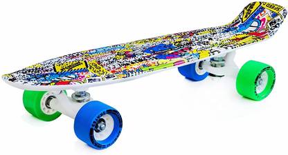 Jaspo Absolute Penny Skateboard/Casterboard/Fishboard/Cruiser Fibre Skateboard 22.5 inch x 5.5 inch Skateboard