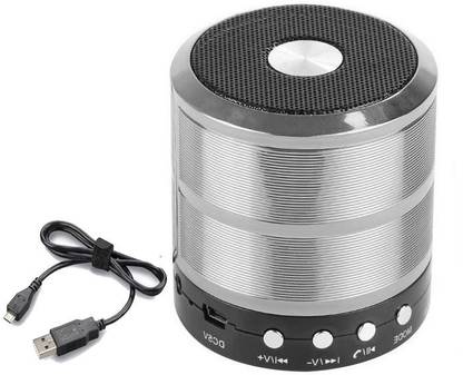 MANTICORE WS-887 Mini Speaker, Mega bass Speaker Supper Extra Loud Sound Speaker C-9 Mini Portable ,Feel The Premium Loud Sound Wire/Wireless Metal Body Speaker USB |AUX |TF |FM in Built Bluetooth Connectivity,(Mobile,Tablet,PC,Laptop) Compatible for All Device Random Bluetooth Desktop 5 W Bluetooth Speaker