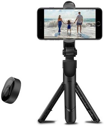 G2L 2 In 1 Tripod Bluetooth Wireless Remote compatible Selfie Stick For Smartphones Monopod, Tripod Kit