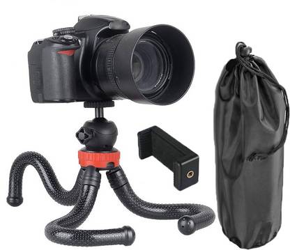 POZUB Heavy Duty Mobile Stand DSLR tripod travel sport octopus Flexible Tripod Stand with Universal Mobile Holder + Dustproof Bag Camera Tablet tripod for Vlogging, Streaming and Photography Compatible for All DSLR, Mobile Phones and Action Cameras with 360 Degree Detachable Ball Head and Gorilla Mobile Phone Holder tripod Stand Foldable Waterproof Extra Thick & Strong Mobile Holder Binoculars, spotting scope, in Stabilizer, in Gimbal Video Camera Tripod, Monopod, Monopod Kit, Tripod Ball Head, Tripod Bracket, Tripod Clamp, Tripod Kit