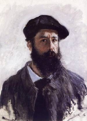 Smoky Design autoportret claude monet Wallpaper Poster