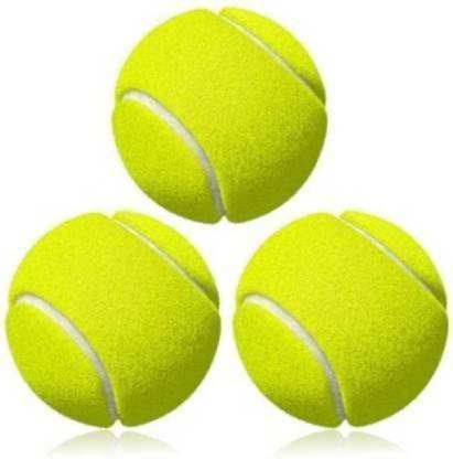 uniq shopee (Pack Of 3 ) Light Weight Cricket Tennis Ball Pack Of 3 Piece Cricket Tennis Ball