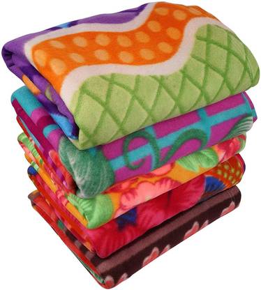 n g products Floral Single Fleece Blanket for  Mild Winter