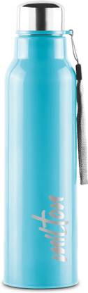 MILTON Steel Fit 900 Insulated Inner Stainless Steel Water Bottle, 1 Piece, Light Blue 630 ml Bottle