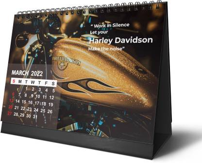 LR desk calendar car theme 2022 motivational laminated 2022 Table Calendar