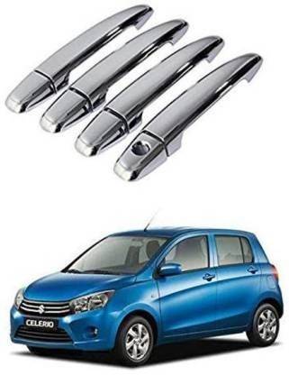 SRPHERE Silver Door Handle Cover Set of 4 for Maruti Celerio Car Grab Handle Cover