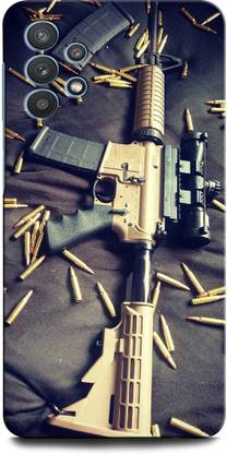 INTELLIZE Back Cover for SAMSUNG GALAXY M32 5G M326BZKIINS AR, 15, ARMY, AR, 15GUN, GUNBULLETS, MILITARY, RIFLE, ARMY
