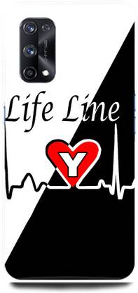 FRONK Back Cover for Realme X7 5G, RMX3092, Y, NAME, LETTER, ALPHABET, LIFELINE