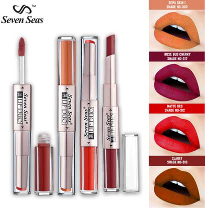 Seven Seas Lip Duo 2 In 1 Lipstick Combo Pack