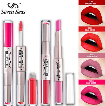 Seven Seas Lip Duo 2 In 1 Lipstick Combo Pack