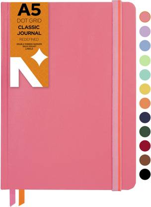 NEORAH DotGrid Bullet Journal-Dotted Work Student Planner -100gsm(21x14.8cm) A5 Notebook Dotted 160 Pages