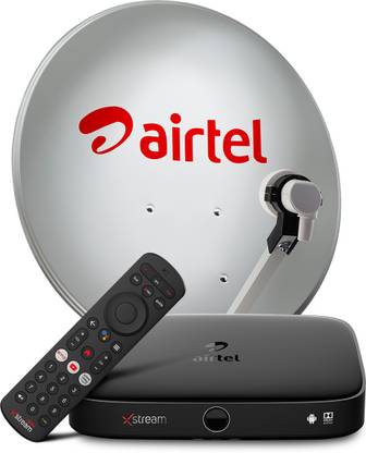Airtel Xstream Box |Android TV Box|1 Month Tamil Mega HD Pack | Free Standard Installation | 15+ OTT Apps.
