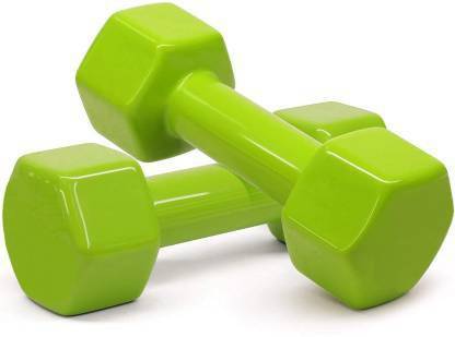 Hridya Trade Vinyl Dumbbells 5Kg * 2PCS for Men and Women Fixed Weight Dumbbell