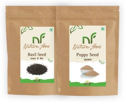 Nature food basil seed popy Seed Basil Seeds, Poppy Seeds