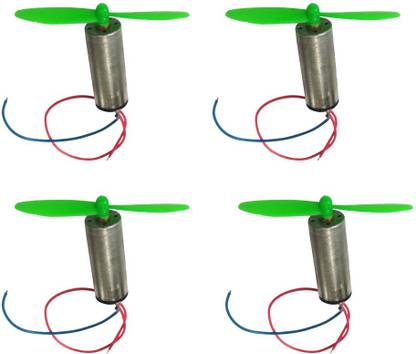 MELODY's Toy Drone Slim Motor with Propeller Set of 4 Super high Speed DC Motors Work on 1.5v to 6v. Electronic Components Electronic Hobby Kit