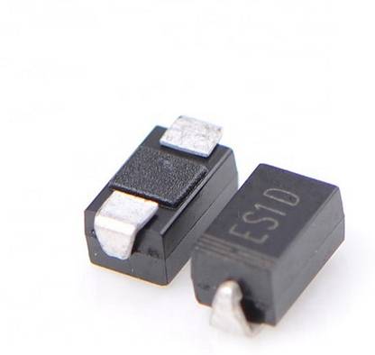 sl sales ES1D SMD Diode Super Fast Recovery Rectifier Surface Mounted Devices Rectifier Diode 1A 200V SMA Electronic Diodes shaft Silicon Diodes(10-pcs) Electronic Components Electronic Hobby Kit