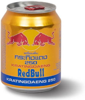 Red Bull Energy Drink Kratingdaeng (250ml) Pack of 6 Energy Drink