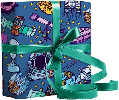lussoliv 6 Pcs Premium Gift Wrapping Paper – 1 Design x 6 Wrapping Sheets For Small Gifts, 12" x 18" Paper Gift Wrapper