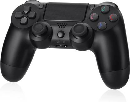 Spx Bluetooth Wireless Controller Dual Vibration Game Joystick Controller for PS4/ Slim/Pro,Compatible with PS4/ ANDROID Console (Black)  Joystick