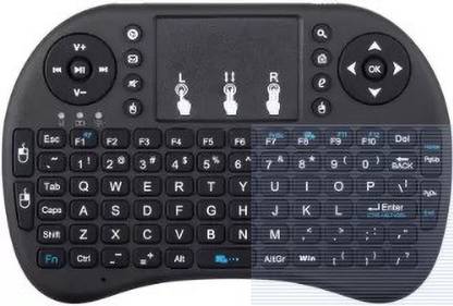 YogpriDeal Mini Wireless Keyboard with Touchpad Mouse 2.4GHz Remote Controller Rechargeable Combos for Google Android Box, Pc, Pad,Smart TV Player(Black) Bluetooth Handheld Multi-device Keyboard Compatible with Desktop, Laptop, Mac