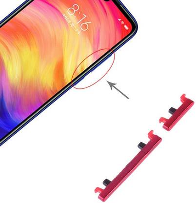 WowMax Side Power On Off Lock & Volume Key Button for redmi note 7 pro redmi note 7 pro red Power ON/OFF Button