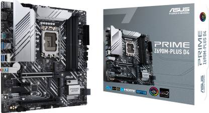 ASUS Prime Z690M-Plus LGA 1700Socket Micro-ATX Intel Z690 Chipset DDR4 Motherboard for Desktop