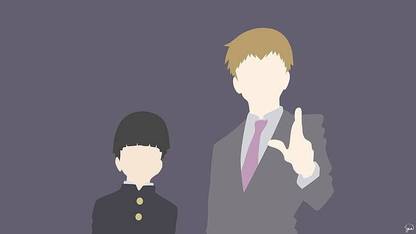Mob Psycho Kageyama Shigeo Arataka Reigen Matte Finish Poster Photographic Paper