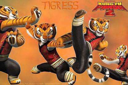 Kung Fu Panda Kung Fu Panda Tigress Kung Fu Panda Matte Finish Poster Photographic Paper
