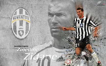 Soccer Zinedine Zidane French Juventus F C Juventus FC Matte Finish Poster Photographic Paper