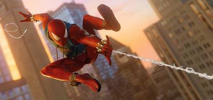 Scarlet Spider Spiderman Ps4 Games Matte Finish Poster Photographic Paper