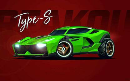 Breakout Type Render Rocket League S Matte Finish Poster Photographic Paper