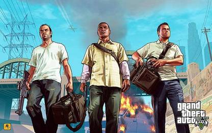 Gta 5 Main Characters Matte Finish Poster Photographic Paper