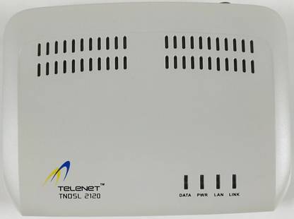 Telenet ADSL2+ Router (Model: TNDSL 2120) | Plug & Play Configuration Wireless Router 0 GHz 24 Mbps Wifi Speed NA Both (Ethernet and ADSL)